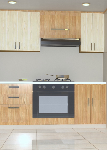 Vintage Inspired Modular Kitchen